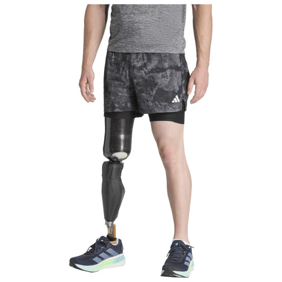 Adidas Ανδρικό σορτς Own the Run Spray Dye 2in1 Shorts Adidas Ανδρικό σορτς Own the Run Spray Dye 2in1 Shorts